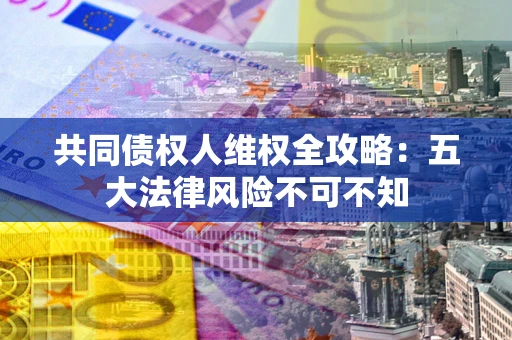 武汉共同债权人维权全攻略：五大法律风险不可不知