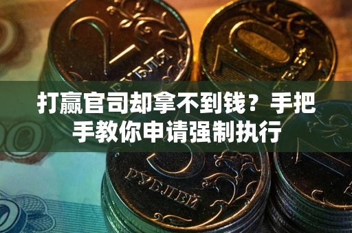 武汉打赢官司却拿不到钱？手把手教你申请强制执行
