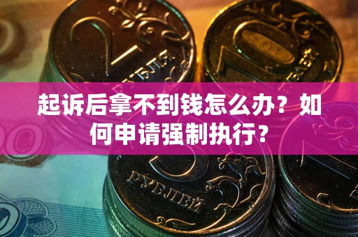 武汉起诉后拿不到钱怎么办？如何申请强制执行？