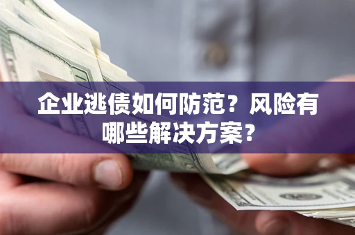 武汉企业逃债如何防范？风险有哪些解决方案？