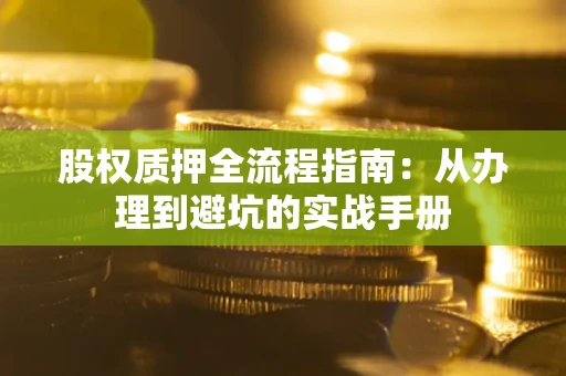 武汉股权质押全流程指南：从办理到避坑的实战手册