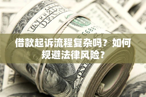 武汉借款起诉流程复杂吗？如何规避法律风险？