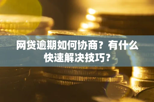 武汉网贷逾期如何协商？有什么快速解决技巧？