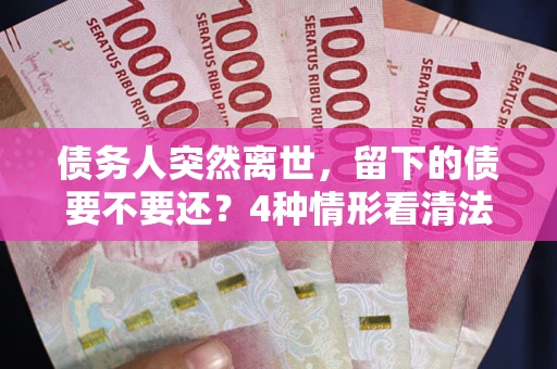 武汉债务人突然离世，留下的债要不要还？4种情形看清法律判决