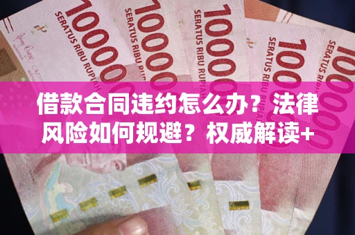 武汉借款合同违约怎么办？法律风险如何规避？权威解读+实用指南