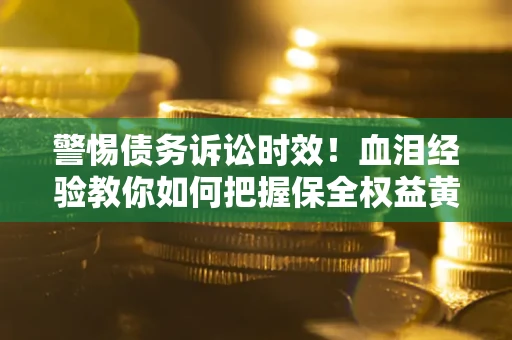 武汉警惕债务诉讼时效！血泪经验教你如何把握保全权益黄金期