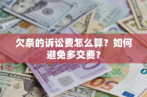 武汉欠条的诉讼费怎么算？如何避免多交费？