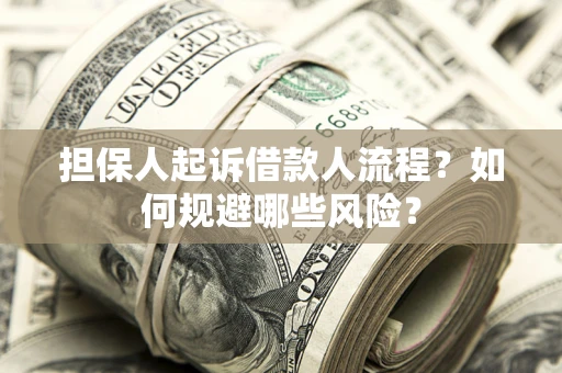 武汉担保人起诉借款人流程？如何规避哪些风险？