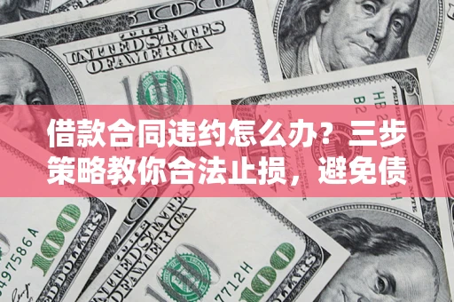武汉借款合同违约怎么办？三步策略教你合法止损，避免债务危机升级