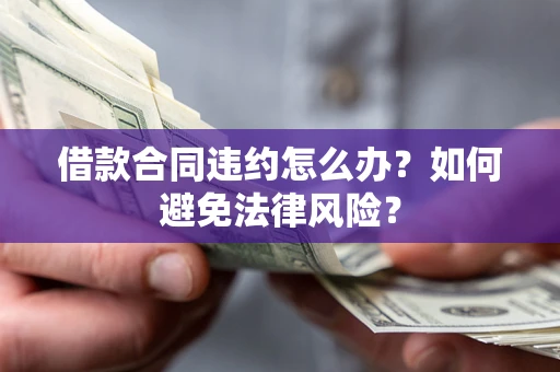 武汉借款合同违约怎么办？如何避免法律风险？